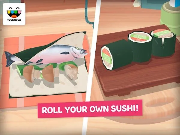 Download Toca Boca kitchen Sushi